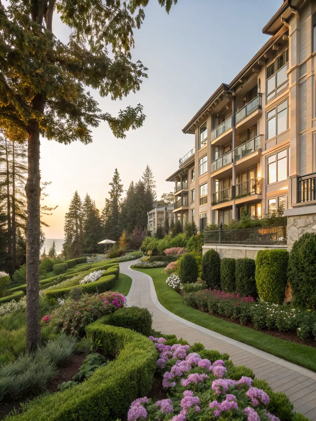 A luxurious residential villa in Varanasi, showcasing Surya's real estate development projects.